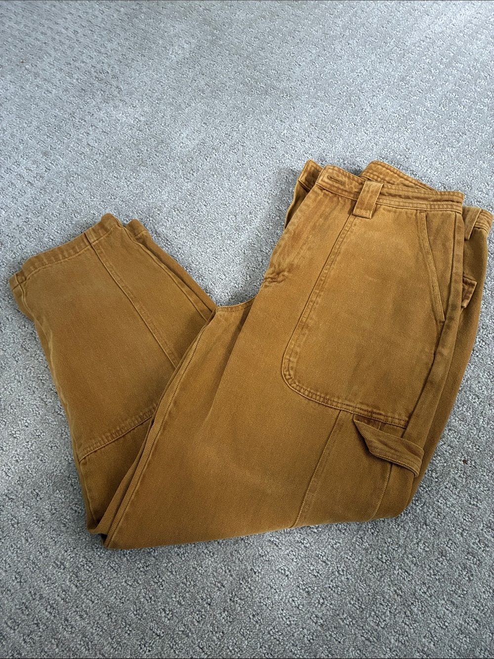 Alex Mill Women's Wide-Leg Jeans in Mustard